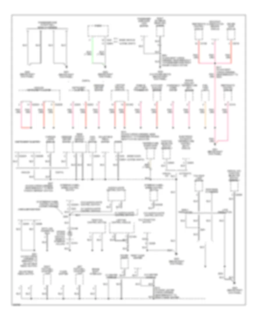 Ground Distribution Wiring Diagram (2 of 4) for Ford Crown Victoria 2005
