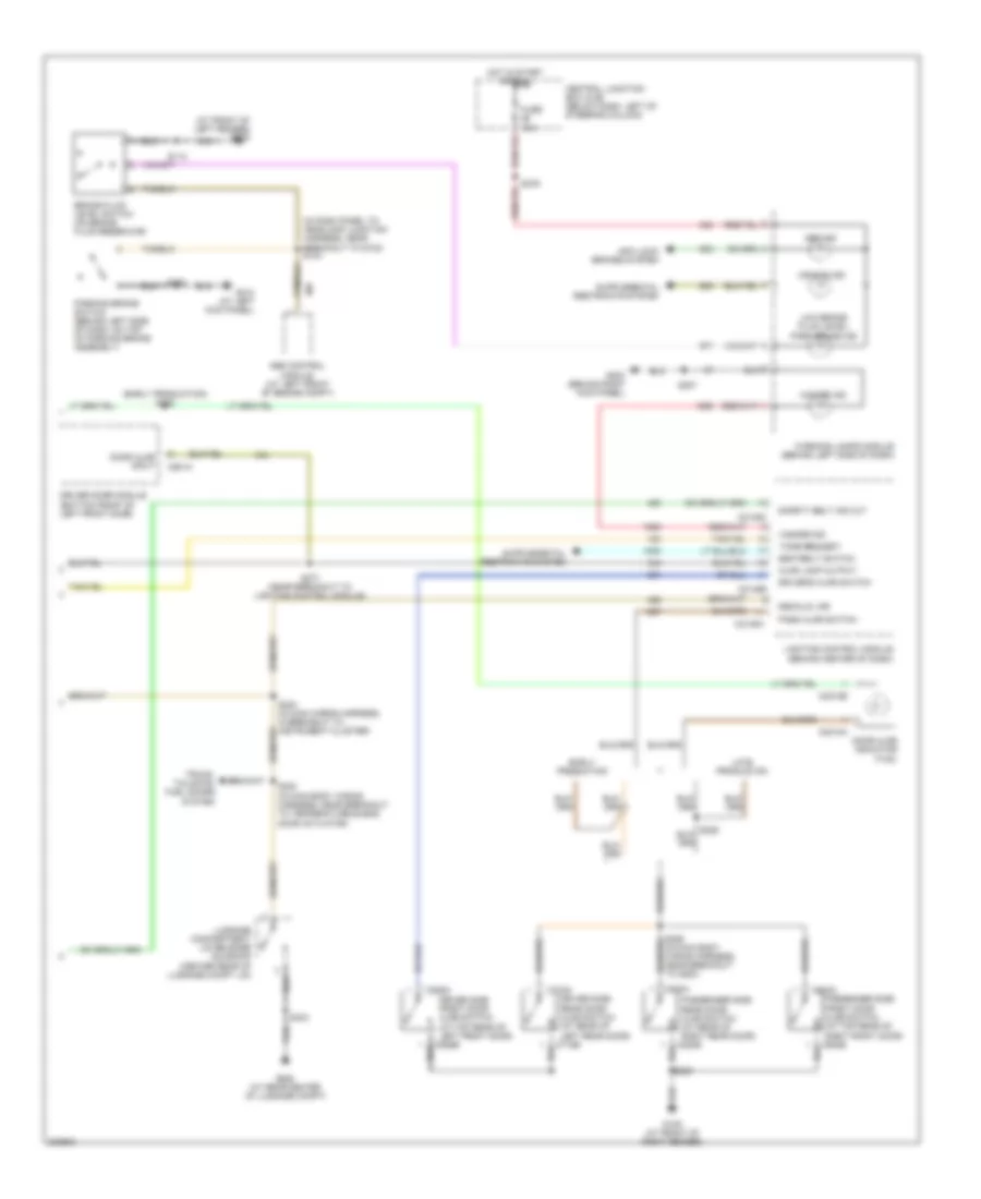 Electronic Cluster Wiring Diagram (2 of 2) for Ford Crown Victoria 2005