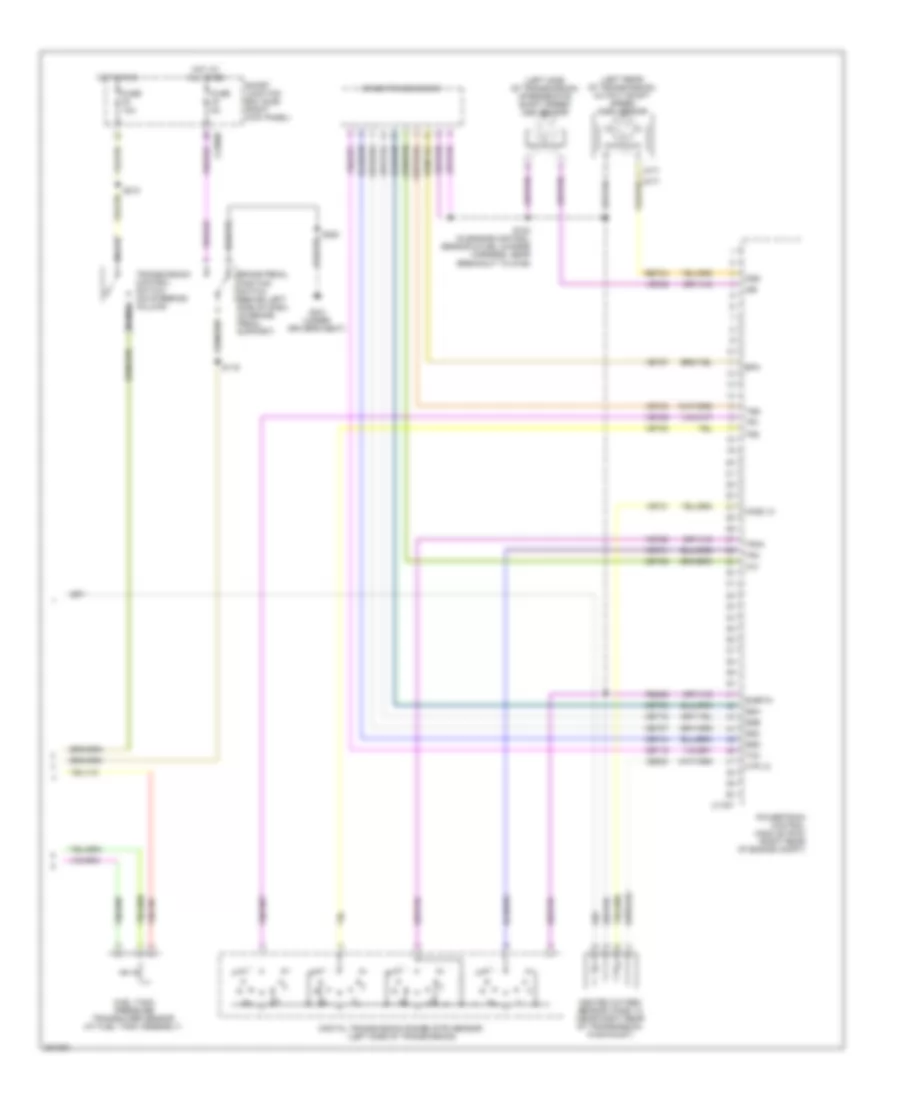 2.3L, Engine Performance Wiring Diagram (4 of 4) for Ford Ranger 2008