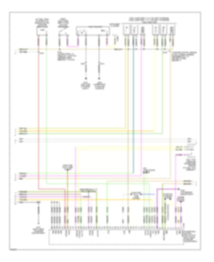 4.0L, Engine Performance Wiring Diagram (3 of 4) for Ford Ranger 2008