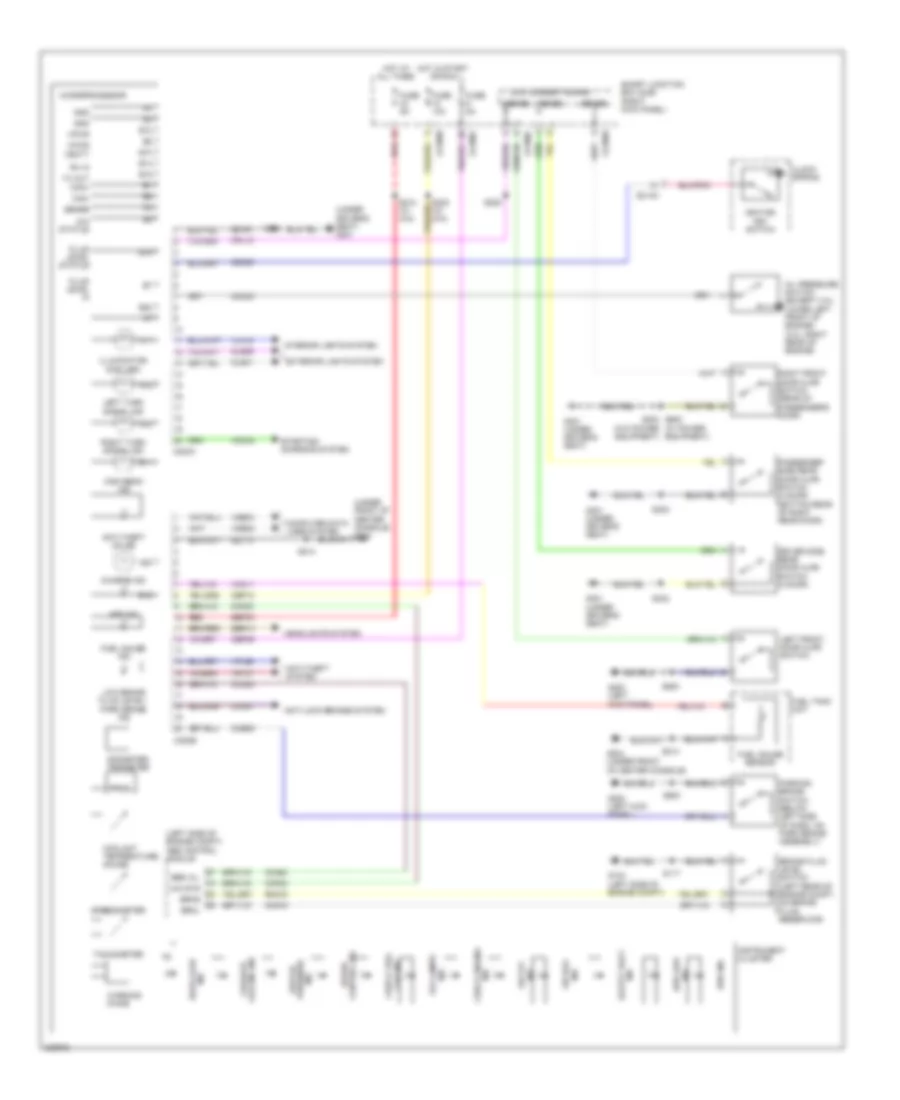 Instrument Cluster Wiring Diagram for Ford Ranger 2008