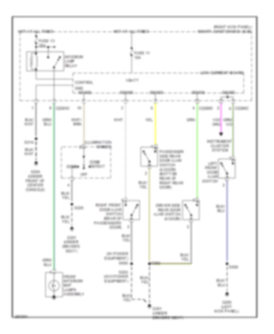 Courtesy Lamps Wiring Diagram for Ford Ranger 2008