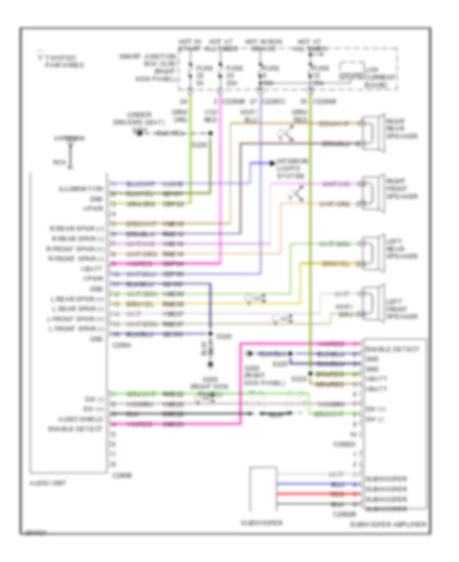 Audiophile Sound Radio Wiring Diagram for Ford Ranger 2008