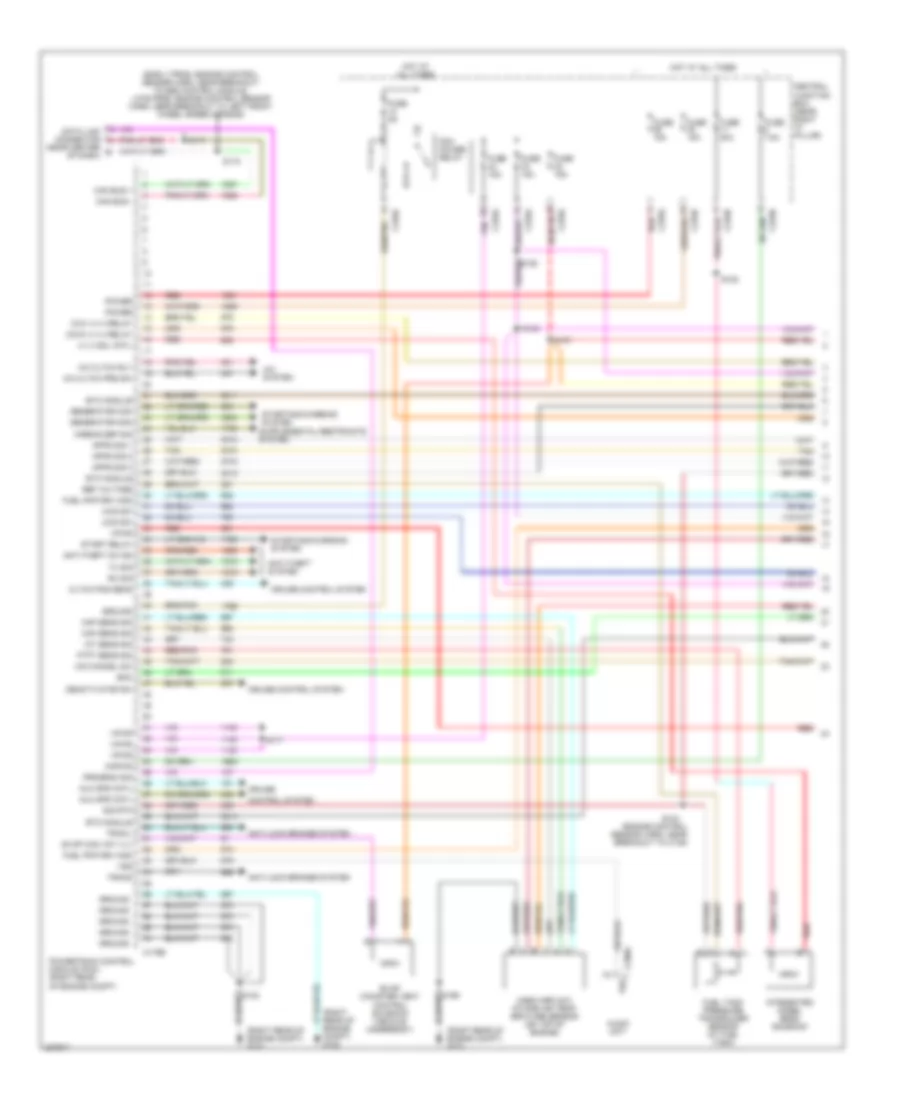 5.4L Flex Fuel, Engine Performance Wiring Diagram (1 of 6) for Ford Pickup F150 2006