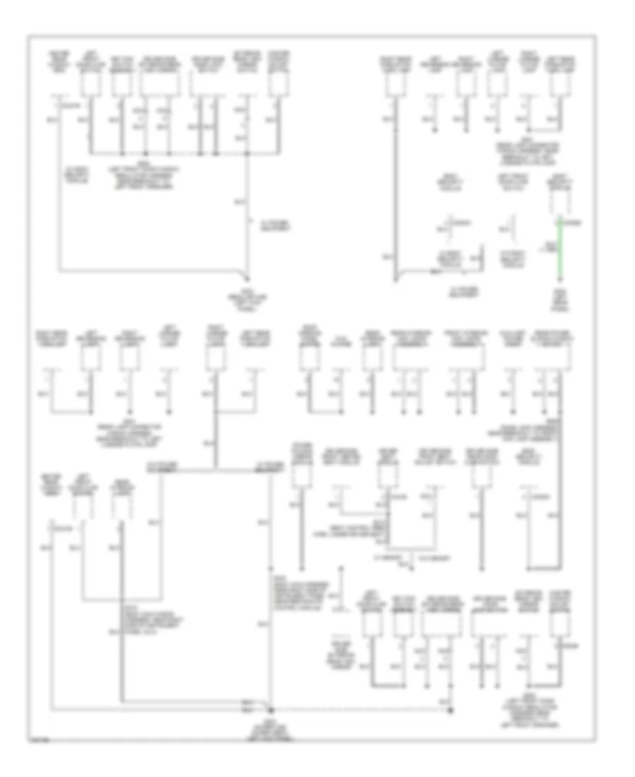 Ground Distribution Wiring Diagram (3 of 3) for Ford Pickup F150 2006