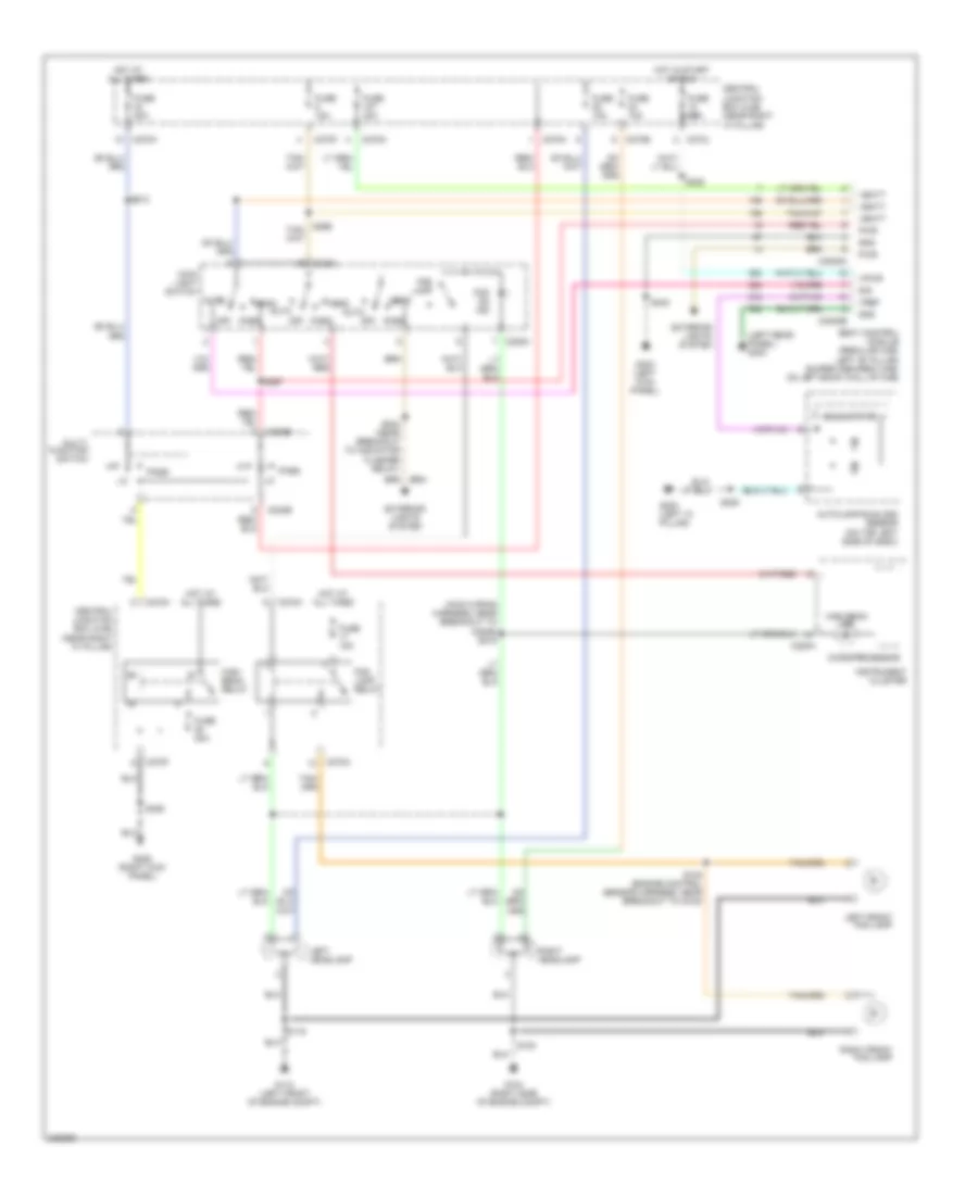 Autolamps Wiring Diagram, without DRL for Ford Pickup F150 2006