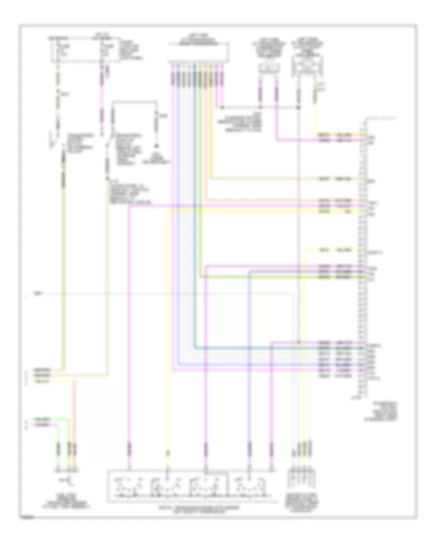 2.3L, Engine Performance Wiring Diagram (4 of 4) for Ford Ranger 2007
