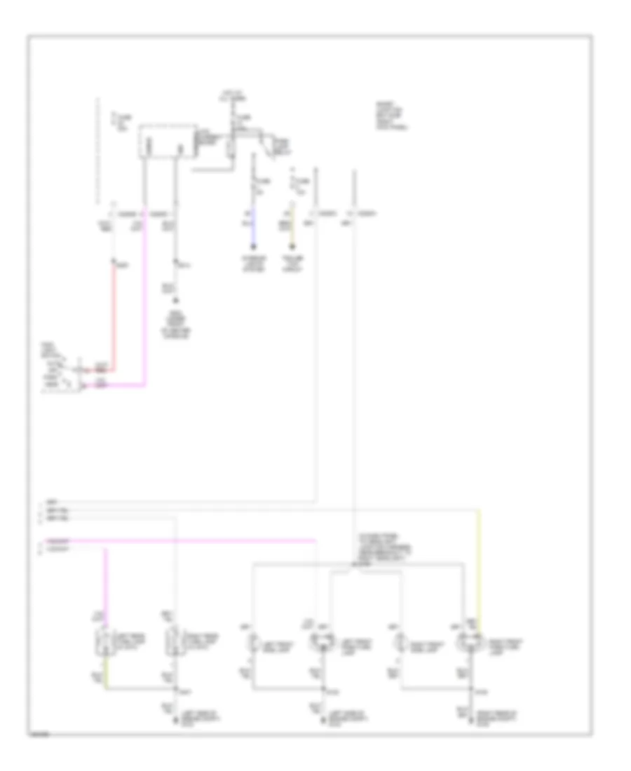 Exterior Lamps Wiring Diagram (2 of 2) for Ford Ranger 2007