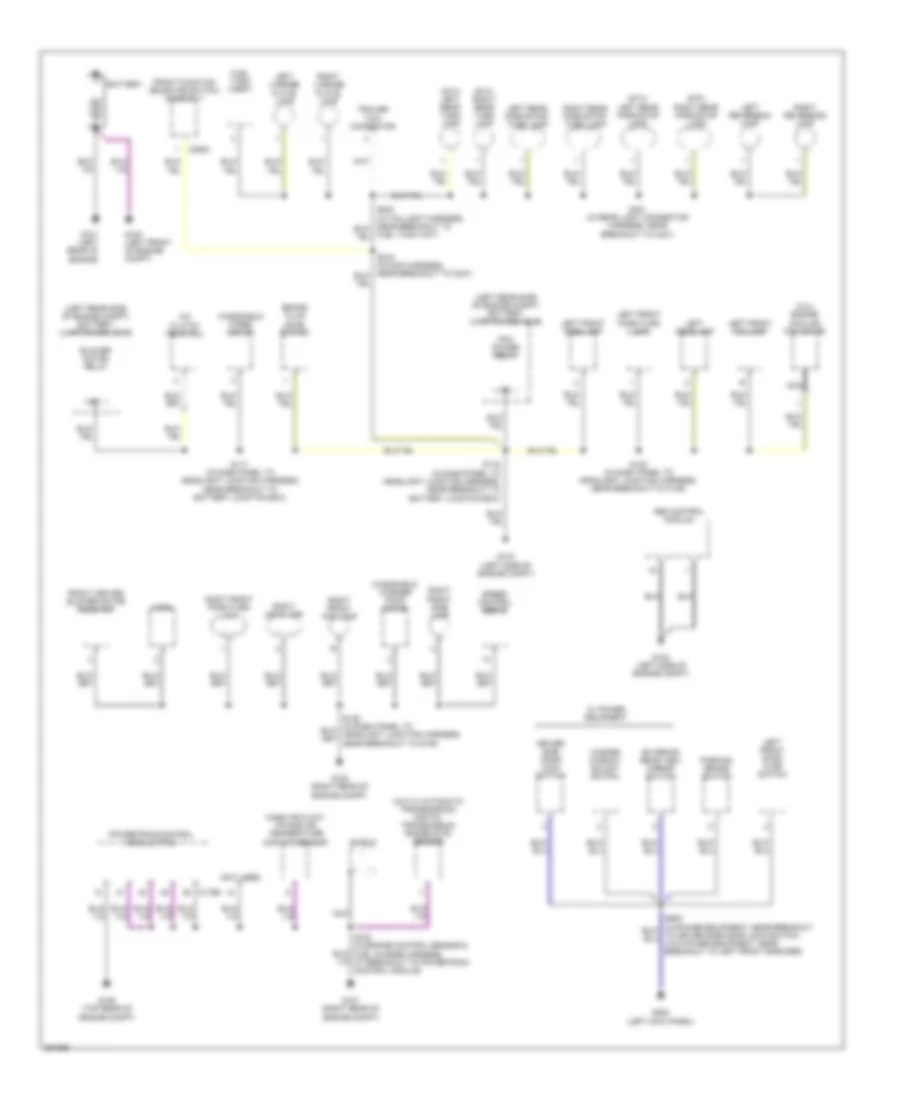 Ground Distribution Wiring Diagram 1 of 2 for Ford Ranger 2007