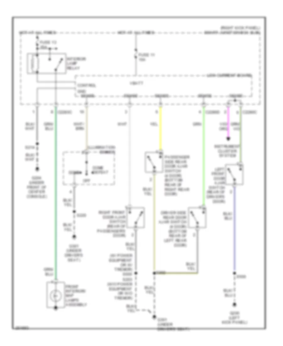 Courtesy Lamps Wiring Diagram for Ford Ranger 2007