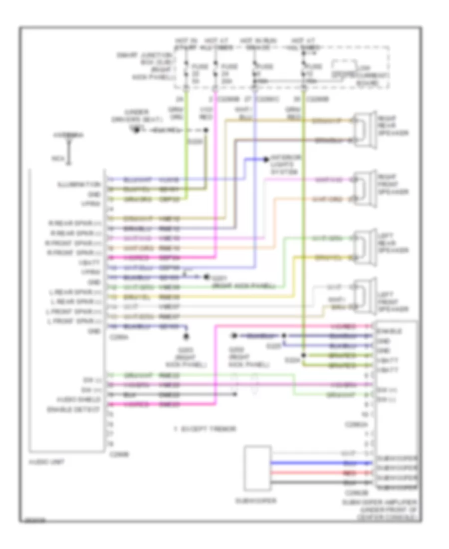 Audiophile Sound Radio Wiring Diagram for Ford Ranger 2007