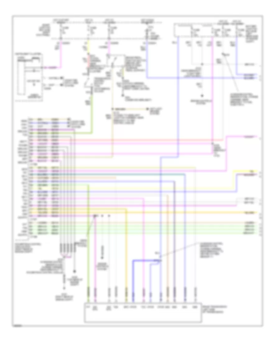 2 3L A T Wiring Diagram 1 of 2 for Ford Ranger 2007