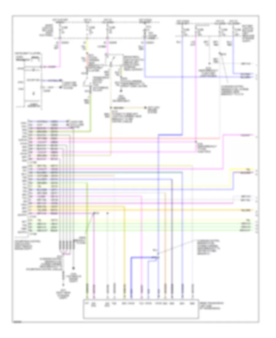 4 0L A T Wiring Diagram 1 of 2 for Ford Ranger 2007