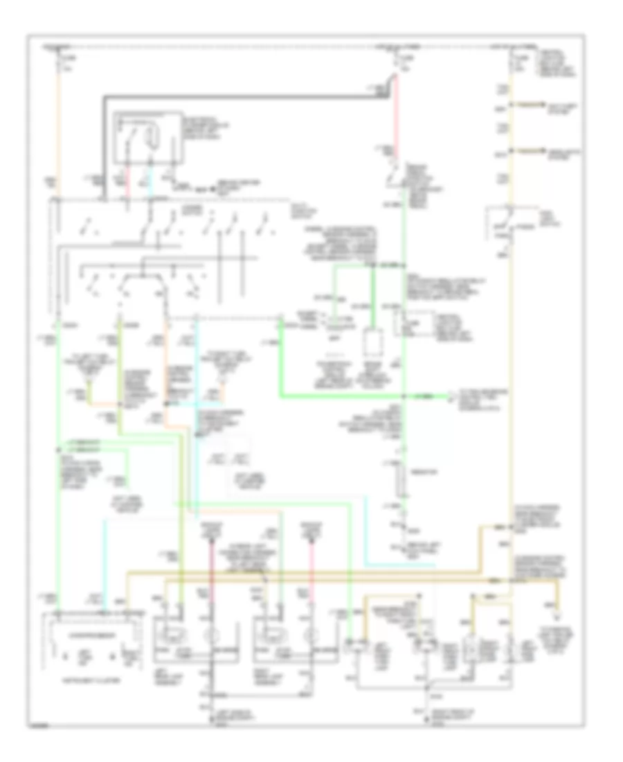 Exterior Lamps Wiring Diagram with Cutaway 1 of 2 for Ford RV Cutaway E350 Super Duty 2008