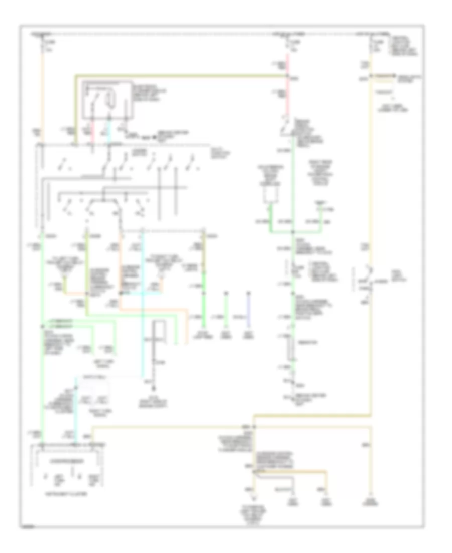Exterior Lamps Wiring Diagram, with Stripped Chassis (1 of 2) for Ford RV Cutaway E350 Super Duty 2008
