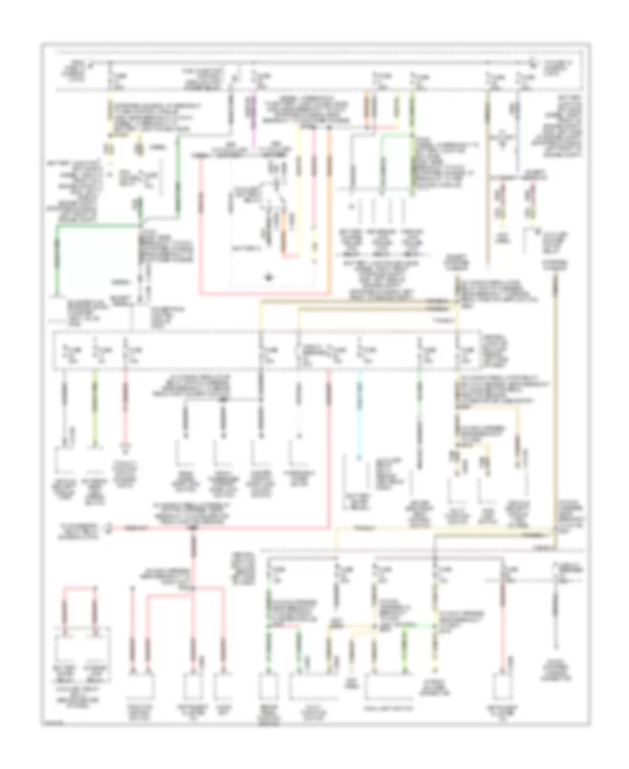 Power Distribution Wiring Diagram (3 of 6) for Ford RV Cutaway E350 Super Duty 2008