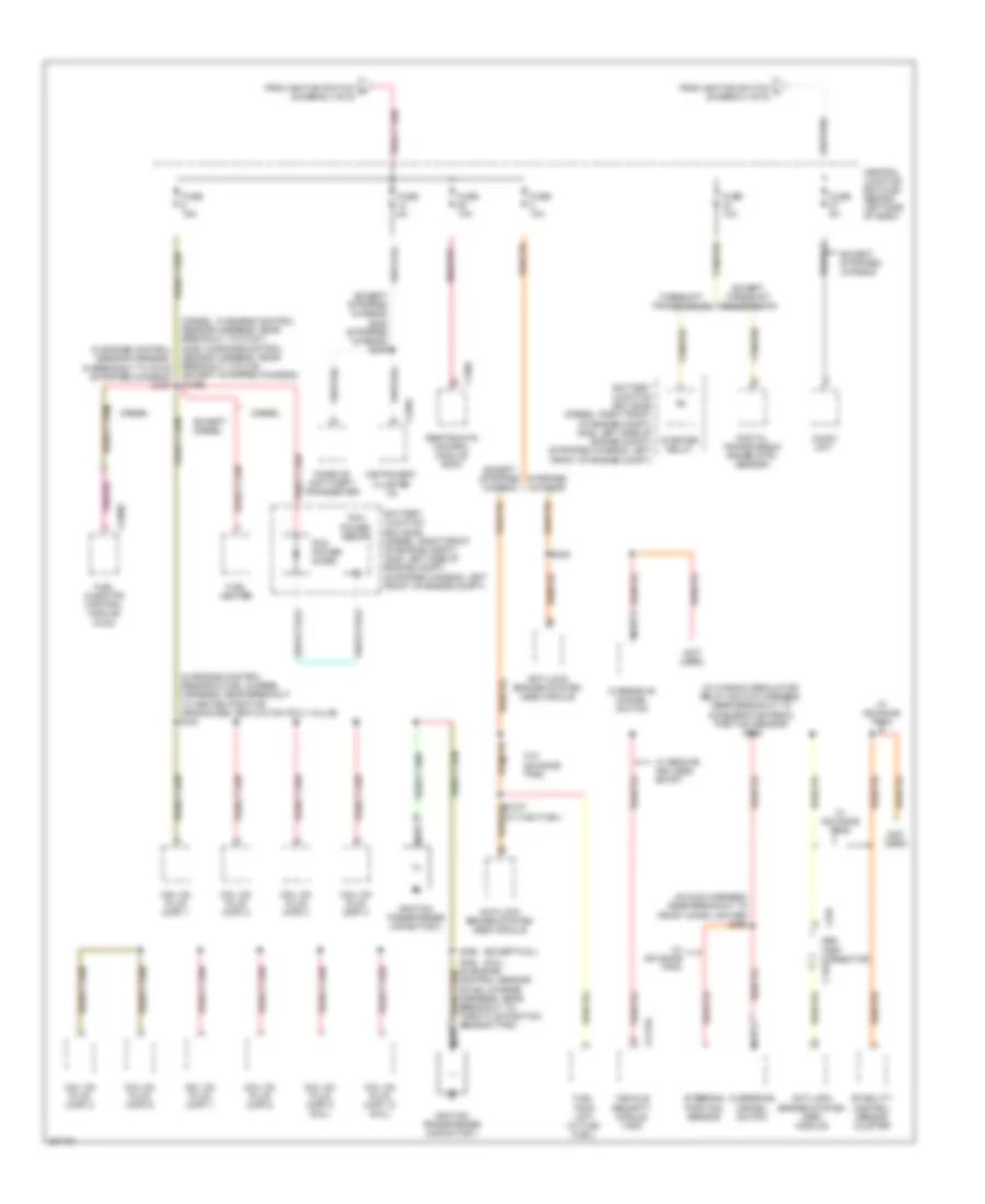 Power Distribution Wiring Diagram 5 of 6 for Ford RV Cutaway E350 Super Duty 2008
