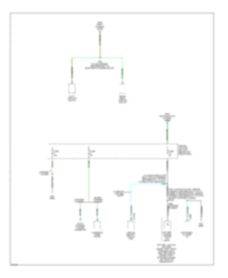 Power Distribution Wiring Diagram (6 of 6) for Ford RV Cutaway E350 Super Duty 2008
