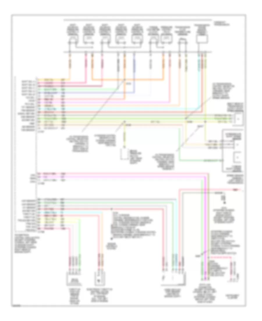 6.8L, Transmission Wiring Diagram (1 of 2) for Ford RV Cutaway E350 Super Duty 2008