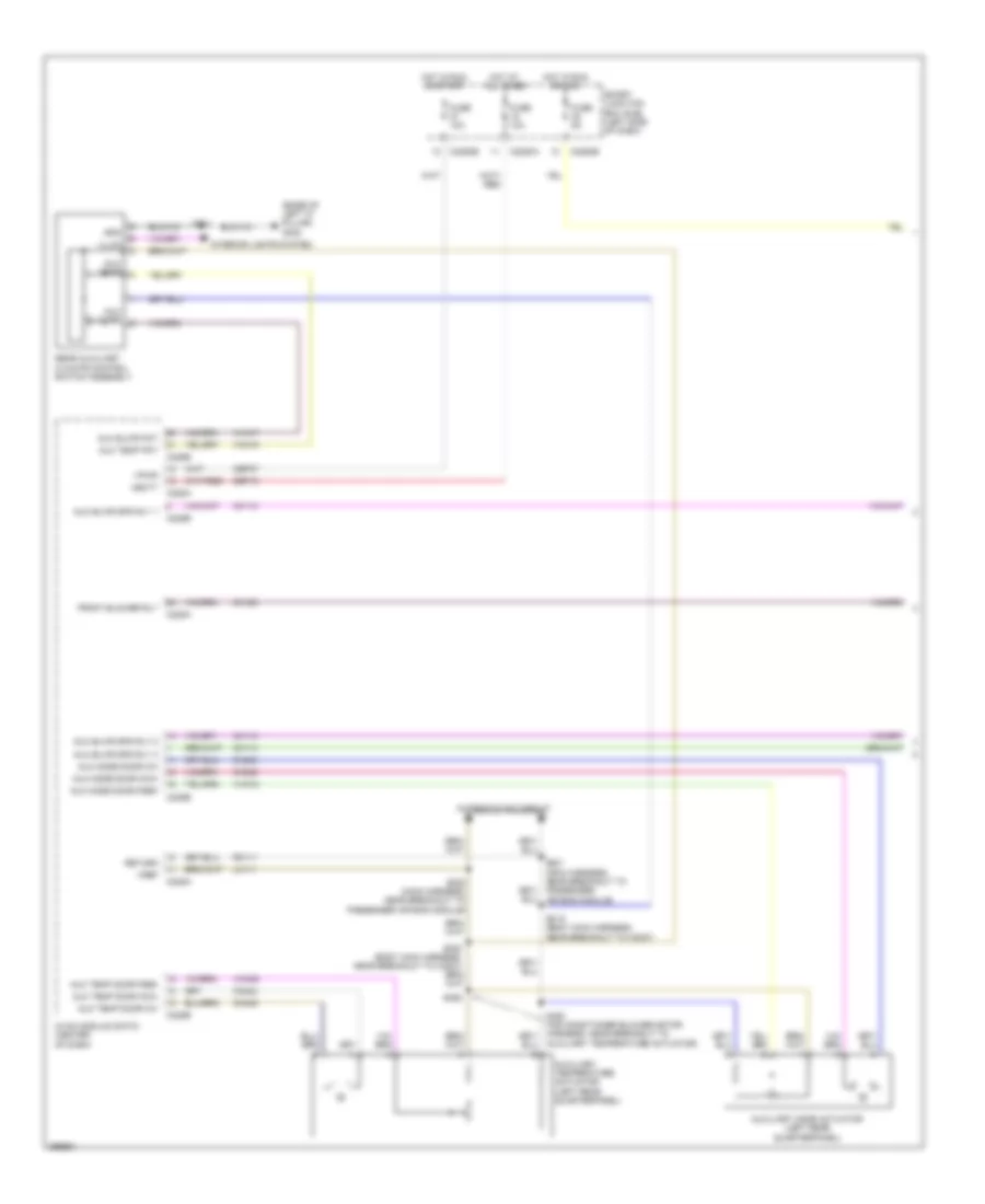 Auxiliary AC Wiring Diagram (1 of 2) for Ford Taurus X Limited 2009