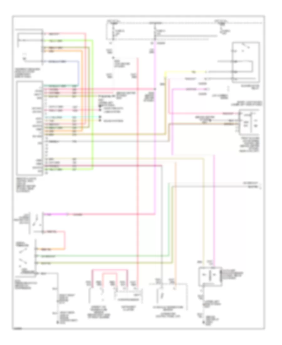 Automatic AC Wiring Diagram (1 of 2) for Ford Taurus SE 2005