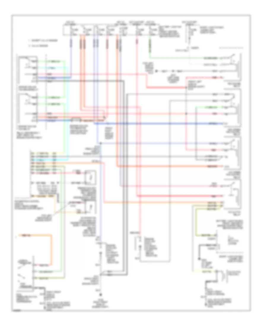 Manual A C Wiring Diagram 2 of 2 for Ford Taurus SE 2005