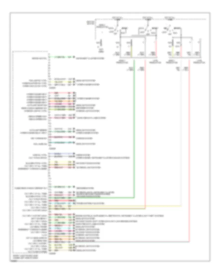 Body Control Modules Wiring Diagram 2 of 2 for Ford Taurus SE 2005