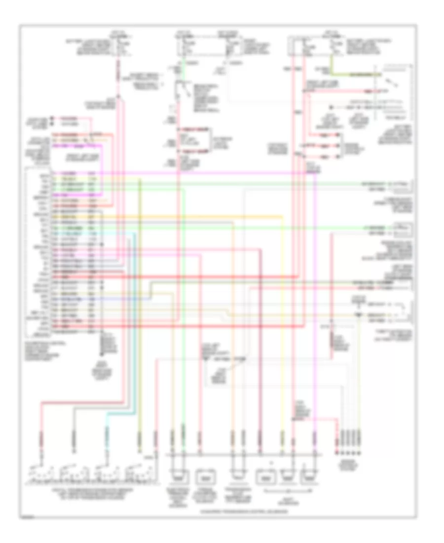 3 0L 12 Valve A T Wiring Diagram for Ford Taurus SE 2005