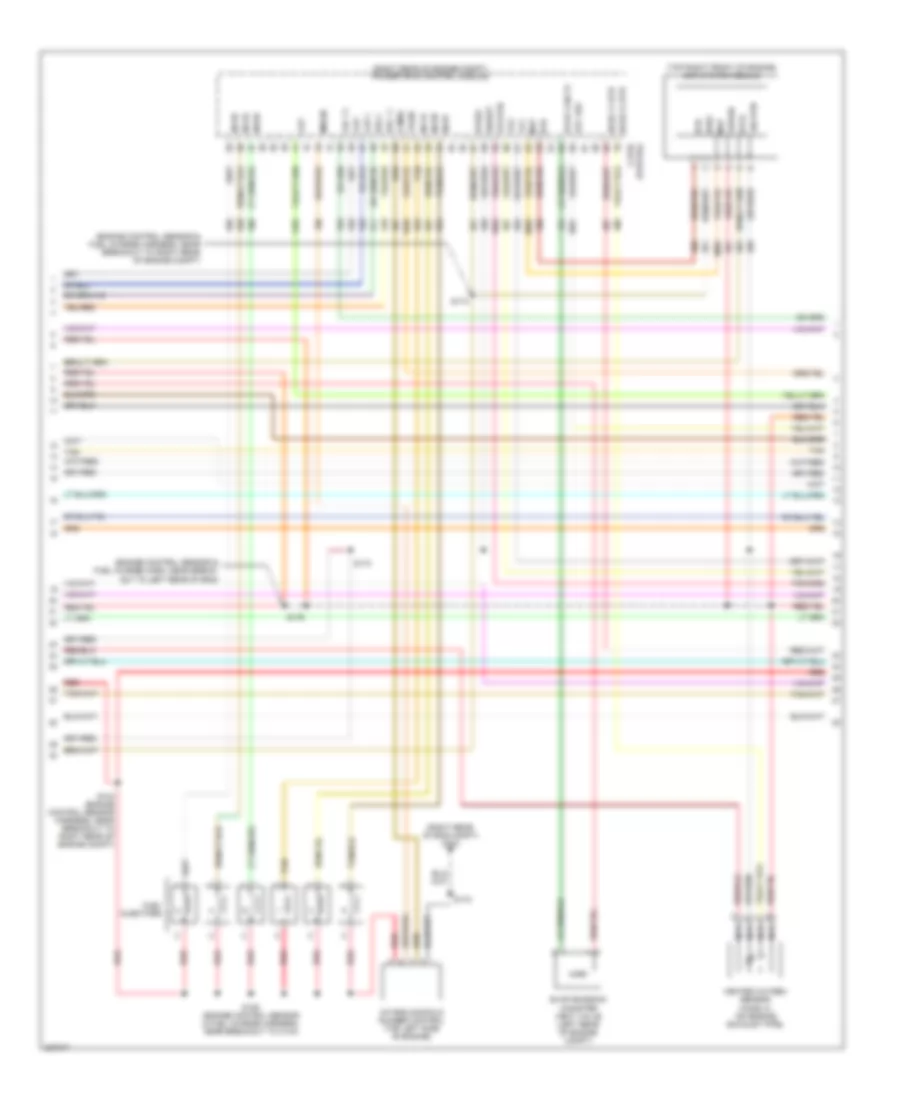 4.2L, Engine Performance Wiring Diagram (3 of 6) for Ford Pickup F250 Super Duty 2006