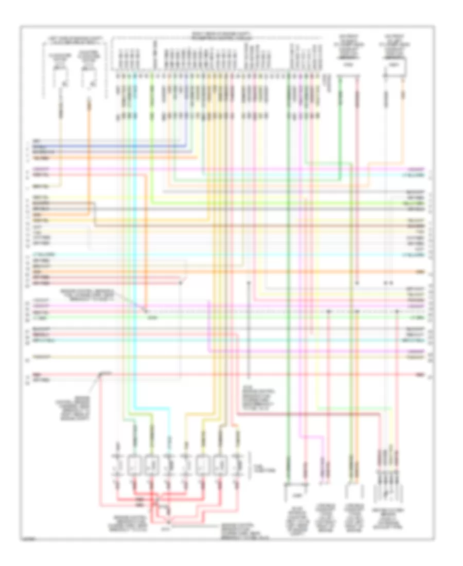 5.4L, Engine Performance Wiring Diagram (3 of 6) for Ford Pickup F250 Super Duty 2006