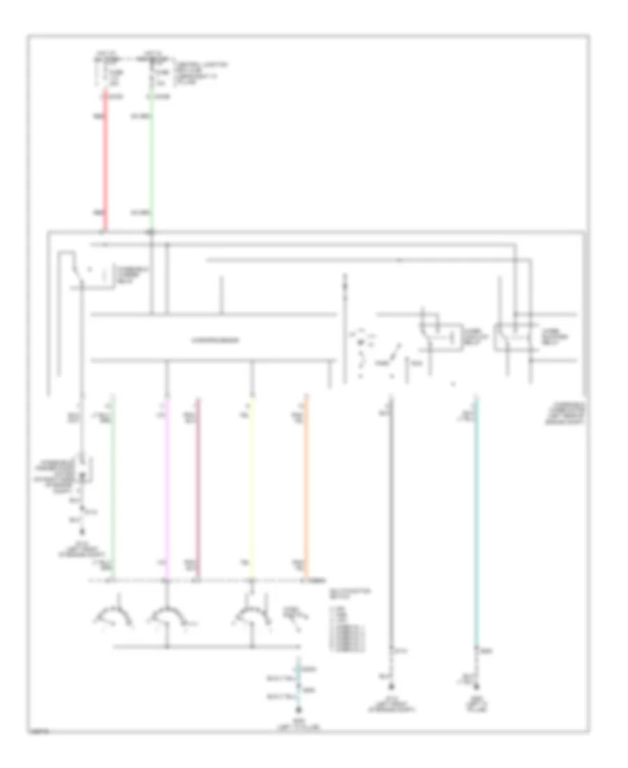 WiperWasher Wiring Diagram for Ford Pickup F250 Super Duty 2006