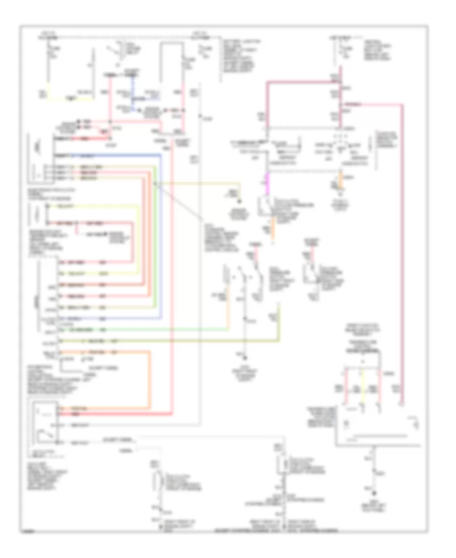 Manual AC Wiring Diagram, without Stripped Chassis (1 of 2) for Ford RV Cutaway E350 Super Duty 2007