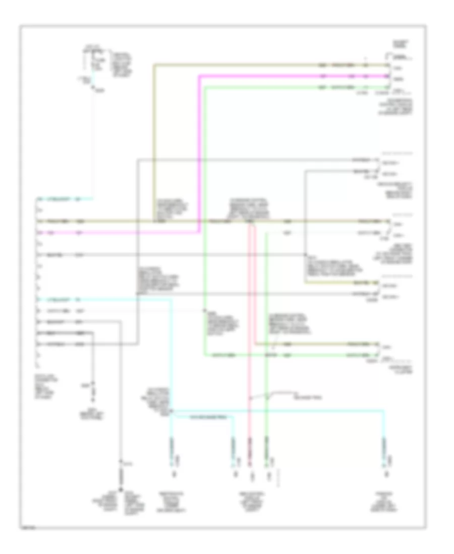 Computer Data Lines Wiring Diagram, without Stripped Chassis for Ford RV Cutaway E350 Super Duty 2007