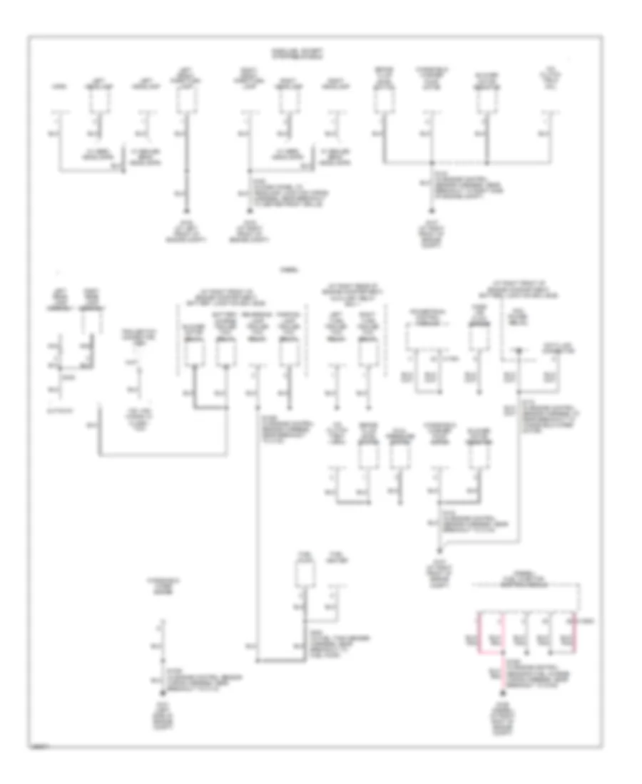 Ground Distribution Wiring Diagram 2 of 5 for Ford RV Cutaway E350 Super Duty 2007