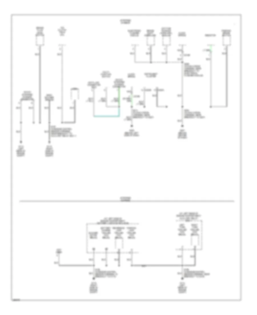 Ground Distribution Wiring Diagram 3 of 5 for Ford RV Cutaway E350 Super Duty 2007