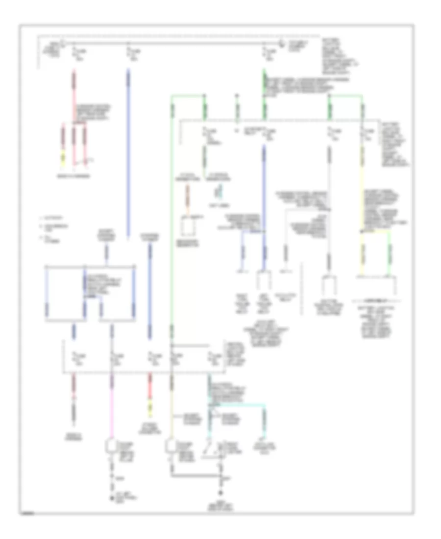 Power Distribution Wiring Diagram (2 of 6) for Ford RV Cutaway E350 Super Duty 2007