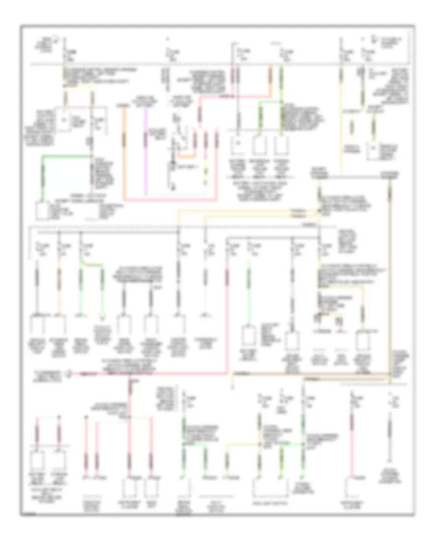 Power Distribution Wiring Diagram (3 of 6) for Ford RV Cutaway E350 Super Duty 2007