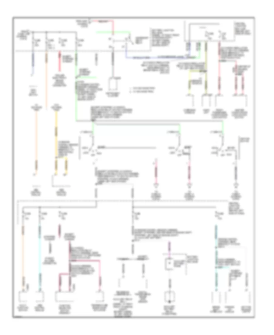 Power Distribution Wiring Diagram (4 of 6) for Ford RV Cutaway E350 Super Duty 2007