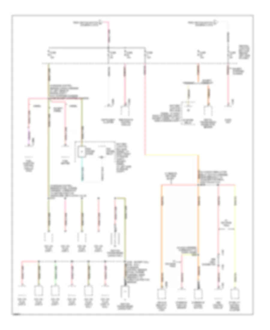 Power Distribution Wiring Diagram 5 of 6 for Ford RV Cutaway E350 Super Duty 2007