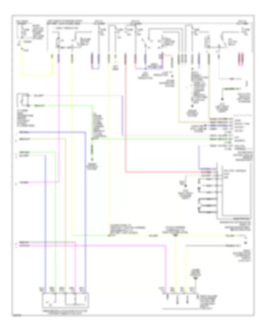 Automatic A C Wiring Diagram 2 of 2 for Ford Taurus Limited 2008