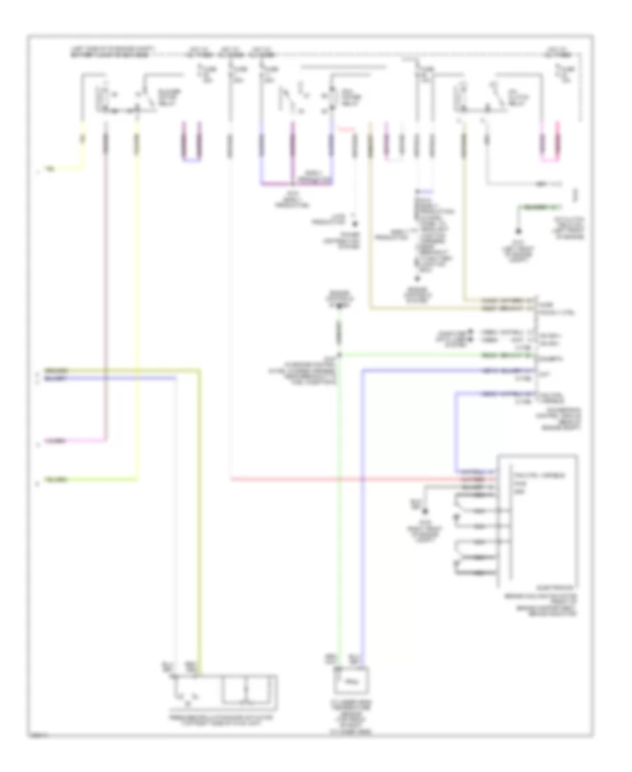 Manual A C Wiring Diagram 2 of 2 for Ford Taurus Limited 2008