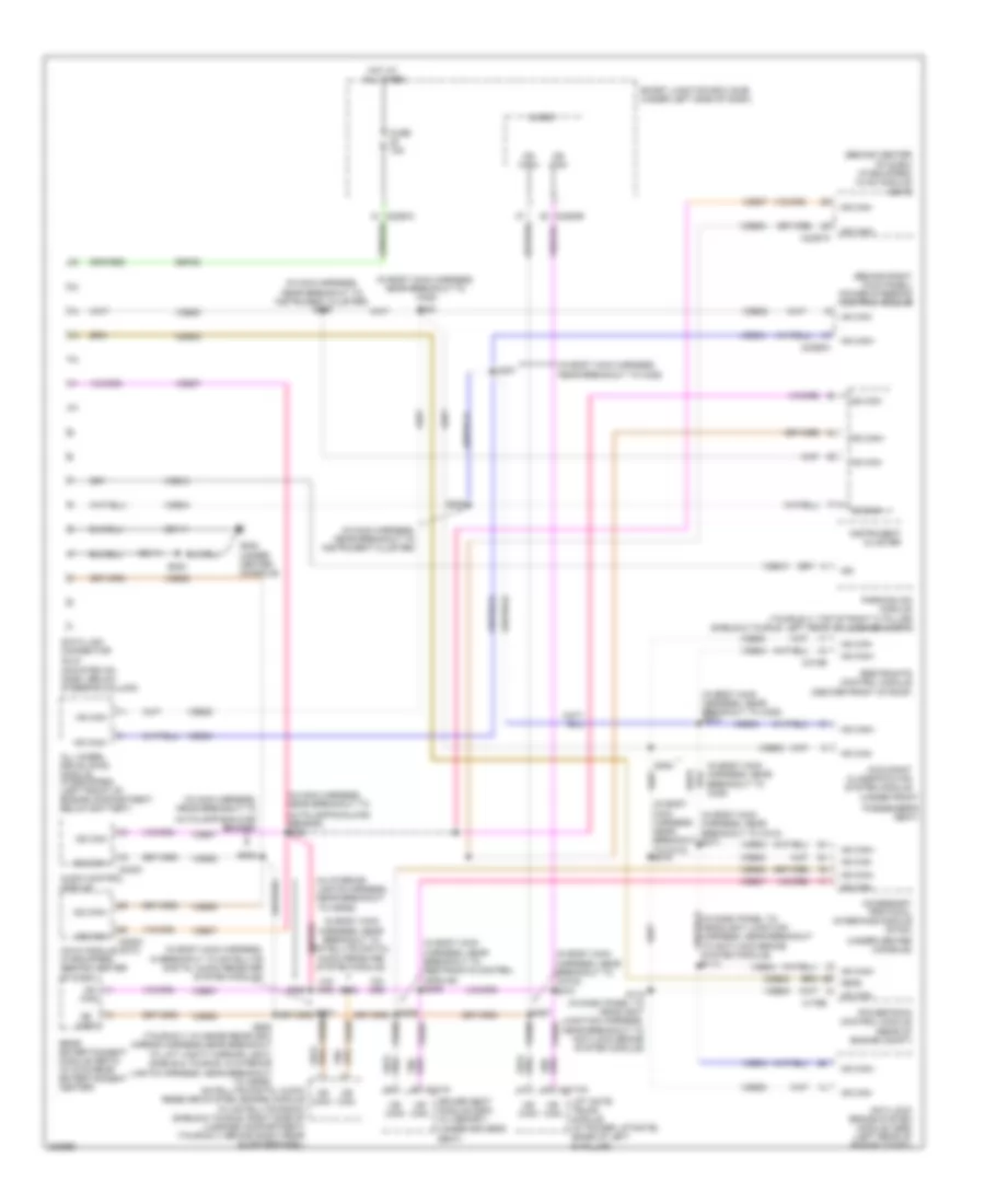 Computer Data Lines Wiring Diagram for Ford Taurus Limited 2008