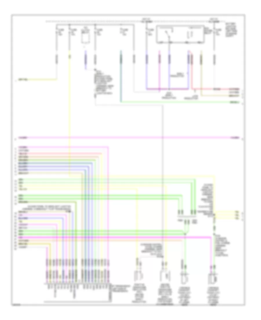 3.5L, Engine Performance Wiring Diagram (4 of 6) for Ford Taurus Limited 2008