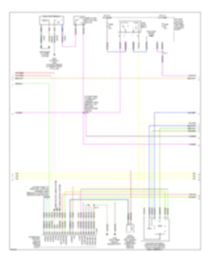 3.5L, Engine Performance Wiring Diagram (5 of 6) for Ford Taurus Limited 2008