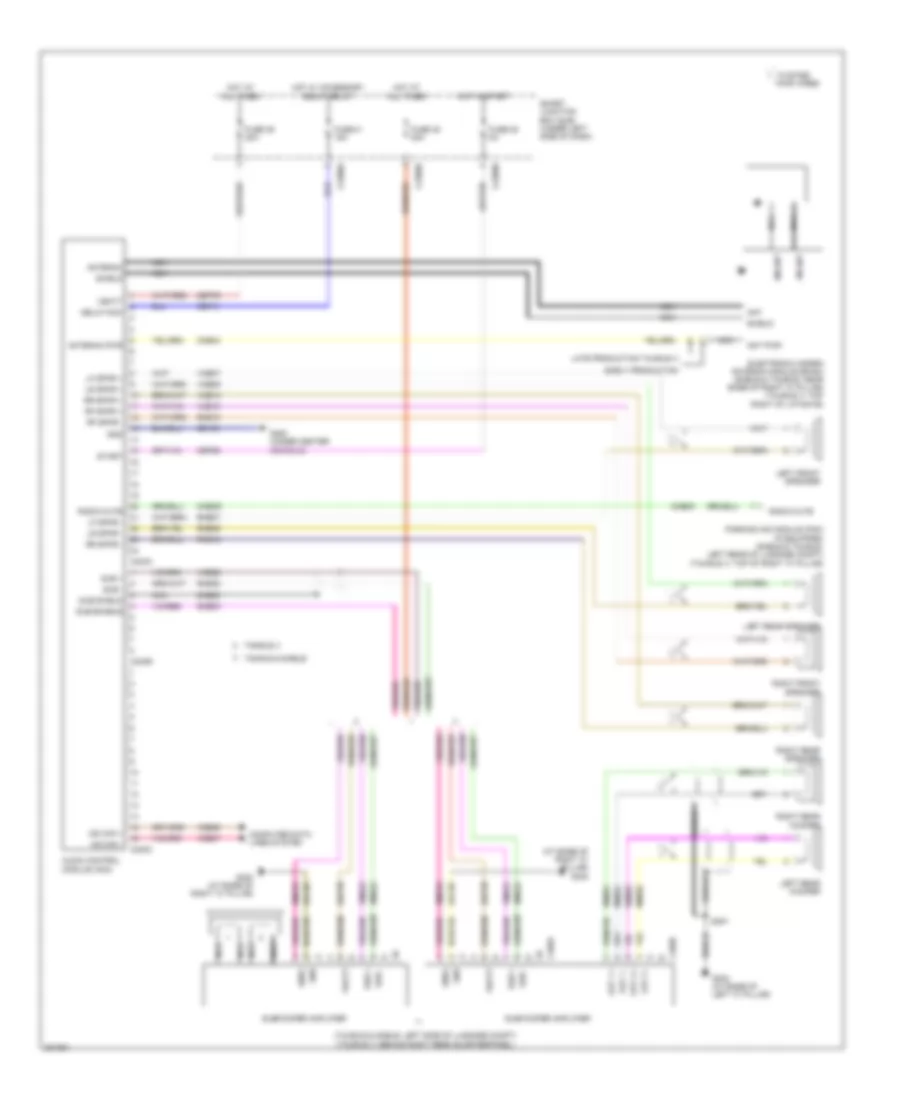 Audiophile Sound Radio Wiring Diagram for Ford Taurus Limited 2008