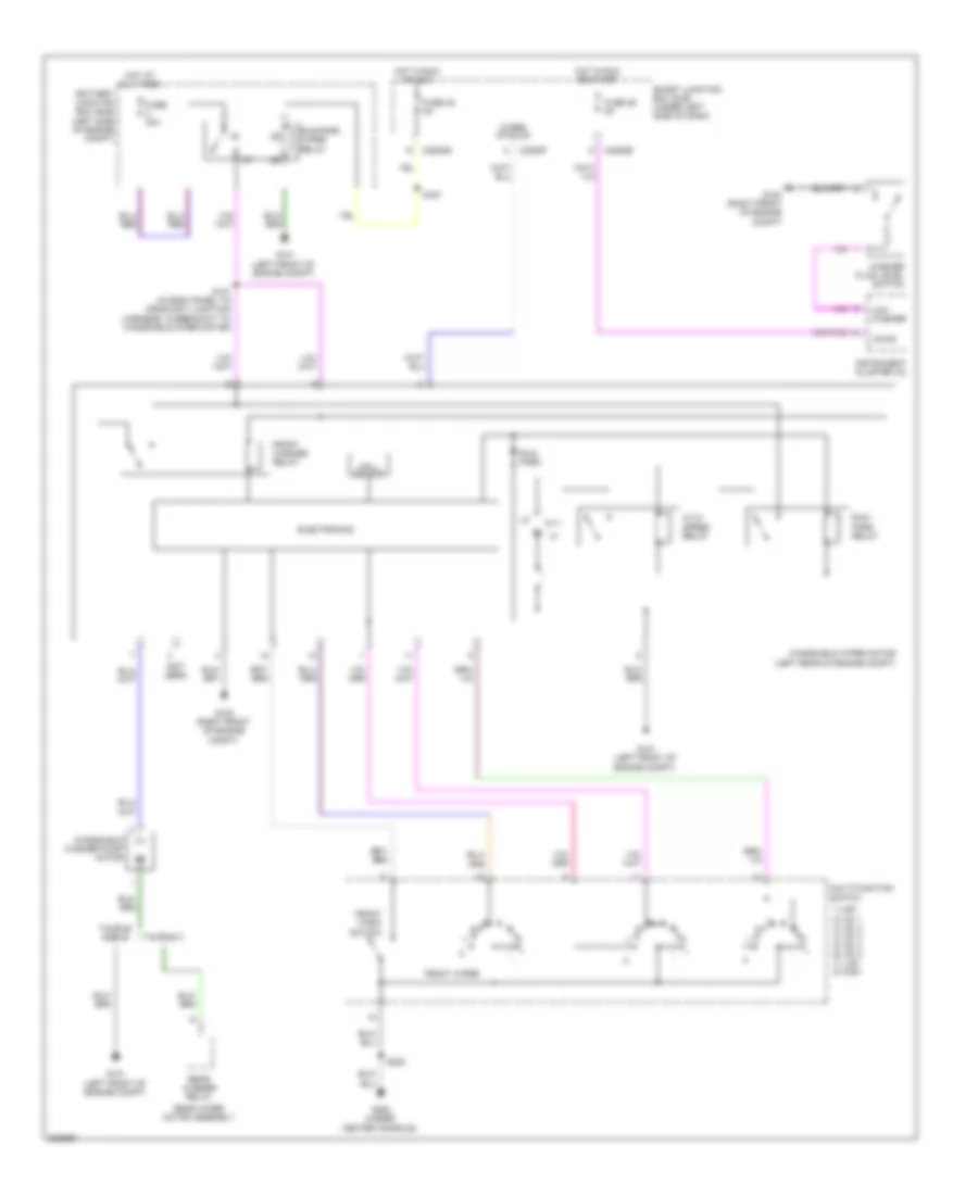 WiperWasher Wiring Diagram for Ford Taurus Limited 2008