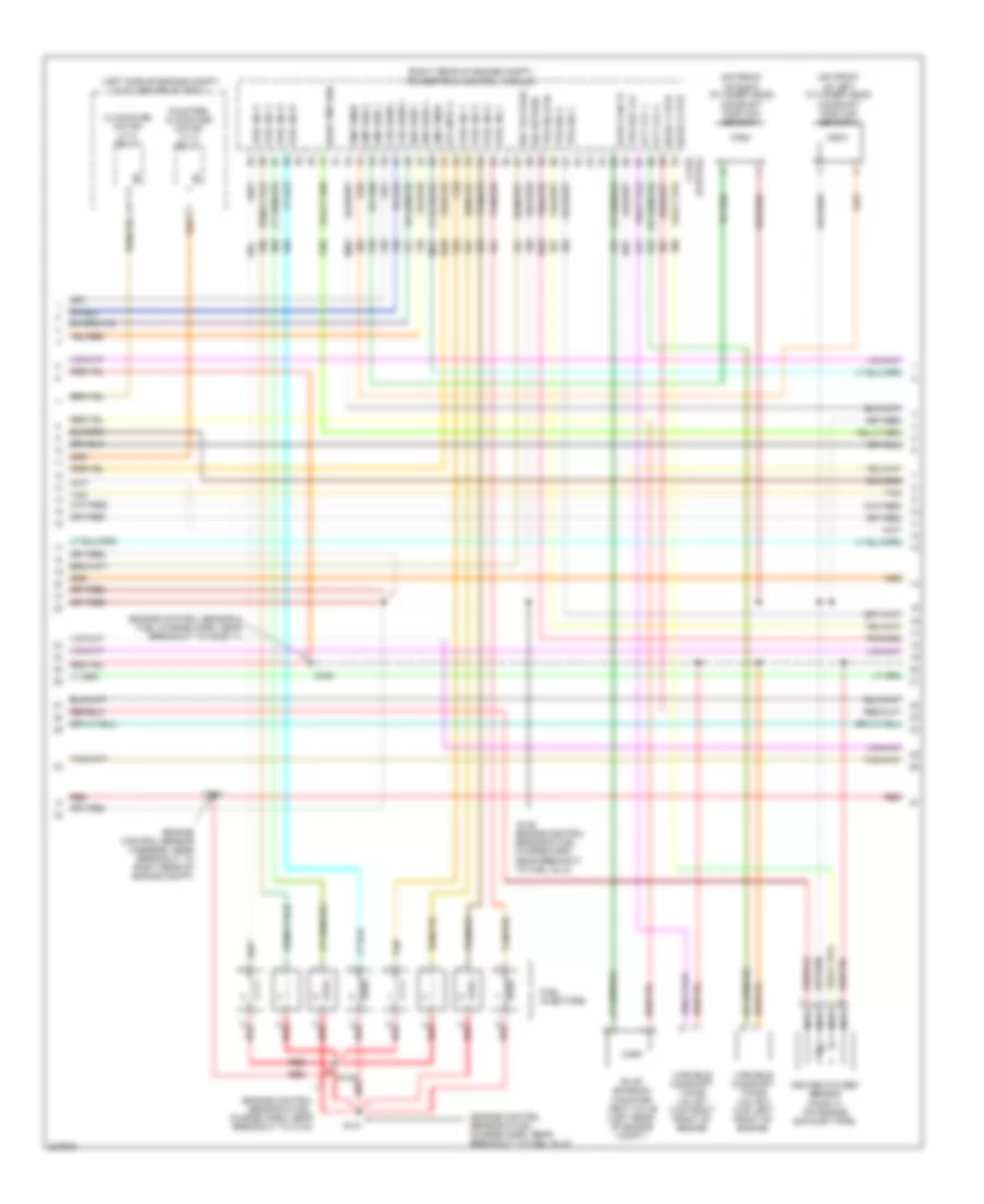 5.4L Flex Fuel, Engine Performance Wiring Diagram (3 of 6) for Ford Pickup F350 Super Duty 2006