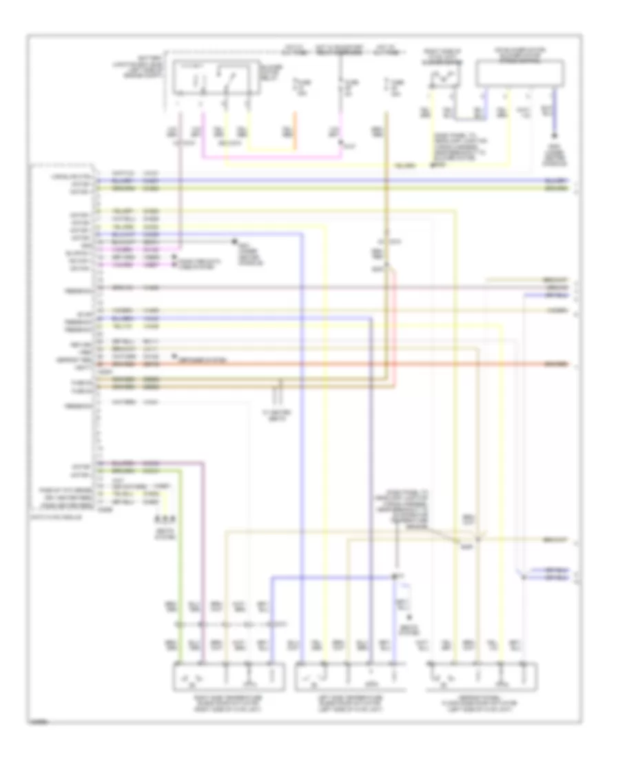Automatic A C Wiring Diagram 1 of 3 for Ford Taurus SE 2013