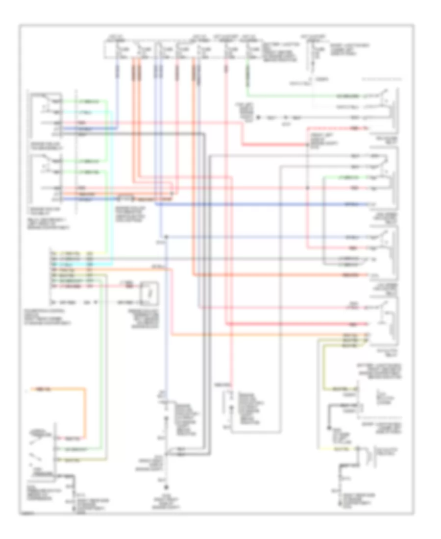 Manual A C Wiring Diagram 2 of 2 for Ford Taurus SE 2007
