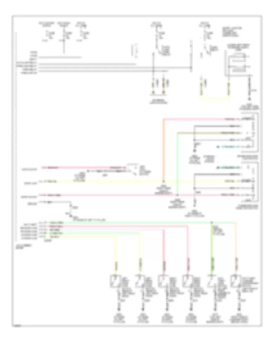 Forced Entry Wiring Diagram for Ford Taurus SE 2007
